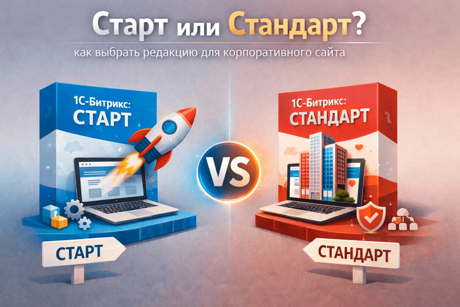 Старт или Стандарт: как выбрать редакцию для корпоративного сайта в Волгограде